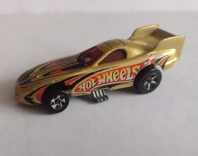 Buy Gold Hot Wheels Drag Racing Car. Mattel Malaysia 1977 Flip Up Lid • 10.95£