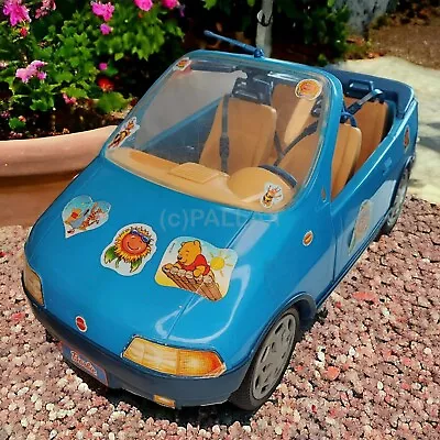 Buy Barbie 27952 Cabriolet Blue Car Vintage / Mattel 2000 • 30.88£