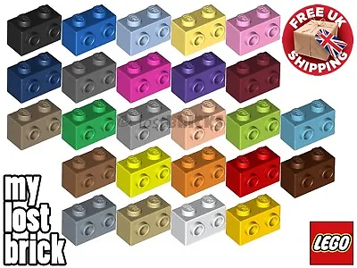 Buy LEGO - Part 11211 - Pack Of 5 X NEW LEGO Bricks 1x2 With Studs On Side • 1.49£