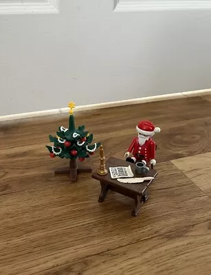 Buy Playmobil Father Christmas With Table And Tree With Decorations • 3.50£