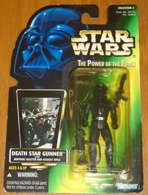 Buy Star Wars Power Of The Force Death Star Gunner Figure With Blaster & Rifle< • 9.49£