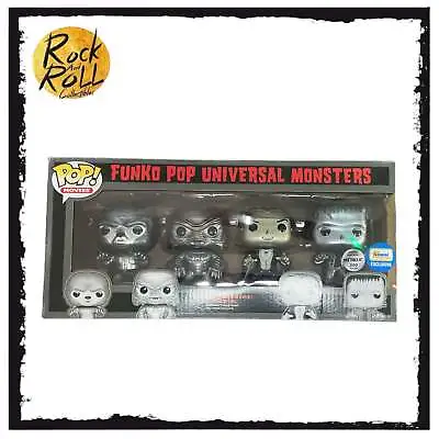 Buy Universal Monsters 4 Pack (Metallic) Funko Pop! Movies. Gemini Collectibles Excl • 989.99£