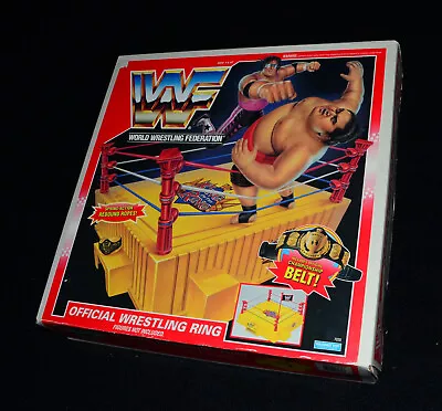 Buy 1993 WWF Wrestling Yellow King Of The Ring In Box And Complete Hasbro HOLY GRAIL • 1,542.74£