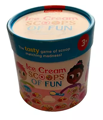Buy Fisher Price Ice Cream Scoops Of Fun Game Age 3+ In VGC Complete Lots Of Fun • 8.99£