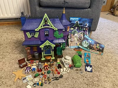 Buy PLAYMOBIL 70361 Scooby-Doo Mystery Mansion Play Set + 70287 Figures • 47.99£
