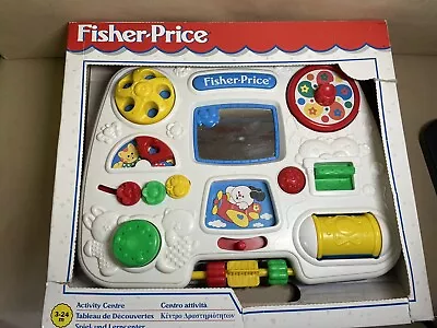 Buy Vintage Fisher Price Activity Centre Sensory Toy 1995 In Box. Baby Cot Toy • 39.99£