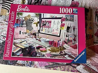Buy 1000 Piece Jigsaw Puzzles Ravensburger Barbie • 5.99£