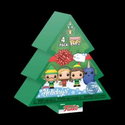 Buy Funko Pop: Elf - Tree Holiday Pocket 4pk Box Set %au% • 43.49£