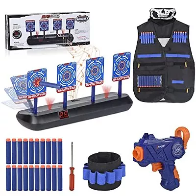 Buy Nerf Target,Electronic Digital Target For Nerf Guns Funny Gifts ​Toys For 5-10 Y • 30.95£