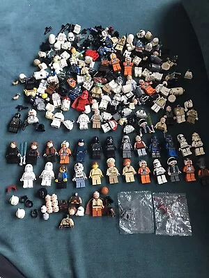 Buy Lego Star Wars MASSIVE MINIFIGURES & RARE Parts Bundle Genuine Lot !!!!!!!! • 138£