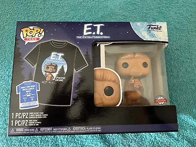 Buy E.T. With Reeses Pieces Funko Pop Vinyl L T-Shirt Bundle ET Large Tee New • 29.95£