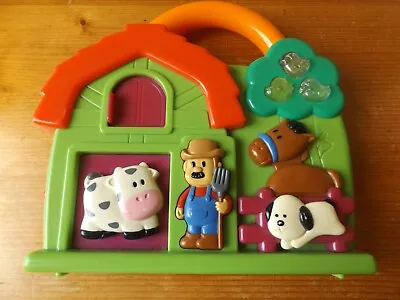 Buy Animal Farm House Toy With  Lights, Animal Sounds   And Music • 4.99£