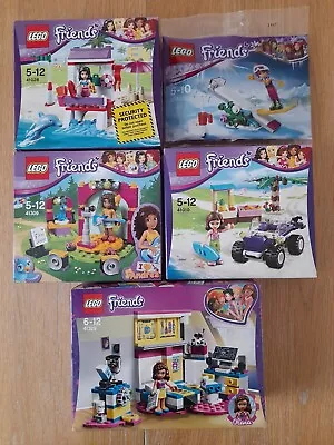Buy 5 Complete Lego Friends Sets: 41028, 30402, 41309, 41010, 41329 • 15£