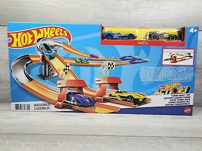 Buy Hot Wheels Action Turbo Race Set Track Includes 2 Die Cast Model Cars Mattel • 24.99£