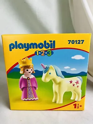 Buy Playmobil 123  70127 Princess & Unicorn New In Box • 9.99£