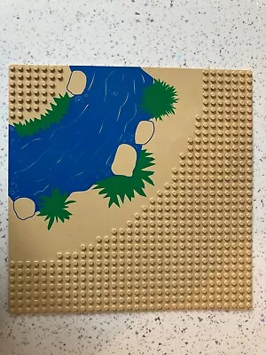 Buy Lego Baseplate 32x32 With 7-Stud Road Curve And River Blue/Green Pattern • 4.99£