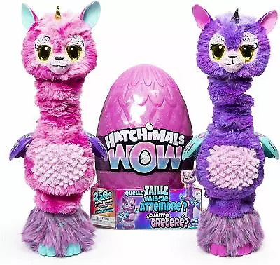 Buy HATCHIMALS WOW Llalacorn 32Inch Interactive Hatchimal With Re-Hatchable Egg  • 169.99£