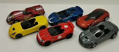 Buy Hot Wheels Bundle Job Lot X6 Diecast Toy Cars Jaguar Gazella Corvette Stringray  • 11.99£