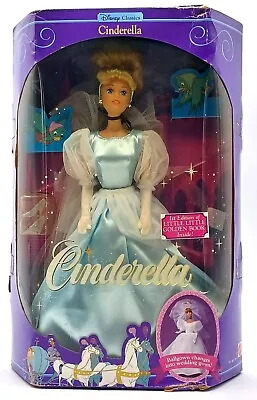 Buy Vintage 1991 Disney Classics Wedding Gown Cinderella Doll / NrfB / Mattel 1624 • 71.87£