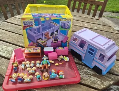 Buy 1998 MATTEL RUGRATS Adventure Picnic RV Playset Lots Figures Accessories BOXED • 39.99£
