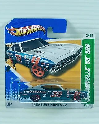 Buy Hot Wheels 2011 TREASURE HUNT 69 Chevelle SS 3/15 Case Protector Boxed Shipping • 24.95£