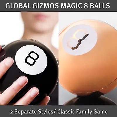 Buy Global Gizmos Magic 8 Balls / Classic Question & Answer Game / Family Fun • 9.99£