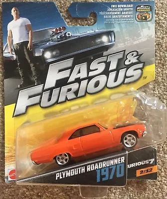 Buy The Fast And The Furious Plymouth Roadrunner 2 Of 32 Brand New And Sealed • 5.50£