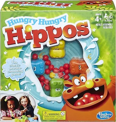 Buy Hungry Hungry Hippos Kids Board Game By Hasbro - Age 4+ Genuine Brand NEW • 18.99£