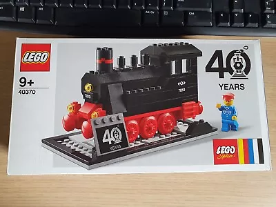 Buy LEGO Trains 40th Anniversary Steam Engine Set 40370 GWP Brand New IN HAND !! • 39.99£