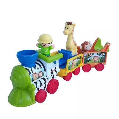 Buy Fisher Price Little People Safari Train & Animals Musical • 13.99£