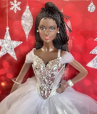Buy Barbie Signature Model Muse 2021 Holiday Barbie Doll Brunette Braids AA New Original Packaging • 40.96£