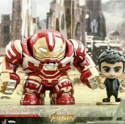 Buy Cosbaby Hot Toys Avengers Infinity War Bruce Banner & Hulkbuster Collectable 2-P • 149.99£
