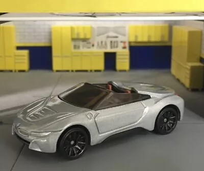 Buy HOT WHEELS BMW I8 Roadster . Silver . Mint Condition Diecast • 2.45£