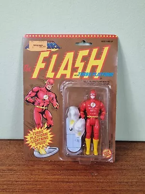 Buy DC Superheroes The Flash Figure With Turbo Platform ToyBiz 1989 Sealed On Card • 34.99£