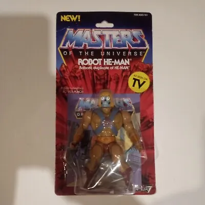 Buy Super7 Masters Of The Universe Retro Action Figure Robot He Man 2019 • 34.99£