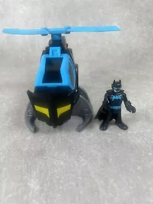 Buy Fisher-Price GYC72​ Imaginext Batman Batcopter Helicopter Toy With Figure Rare • 10.99£
