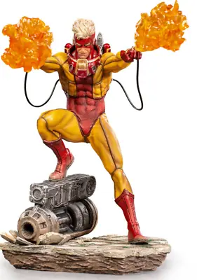 Buy Marvel Comic Uncanny X-Men Pyro Battle Scale Statue 1:10 Iron Studios Sideshow • 215.75£