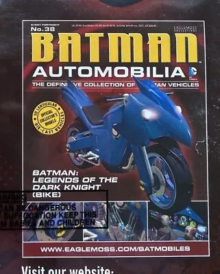 Buy Eaglemoss Automobilia Issue #38 Batman Legends Of The Dark Knight Bike DIECAST • 7.99£