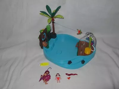Buy Playmobil Waterpark - Small Pool With Water Sprayer - Set 70610 VGC C • 15.99£