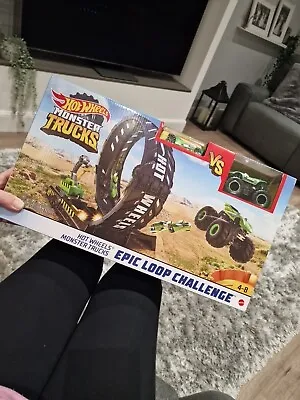 Buy How Wheels Monster Truck Loop Challenge Play Set BRAND NEW • 21£