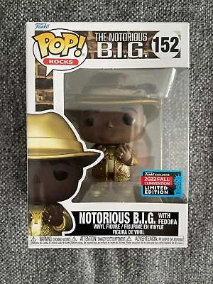 Buy Funko POP! Notorious B.I.G With Fedora 2022 Fall Convention Limited Ed. 152 NEW • 23.63£