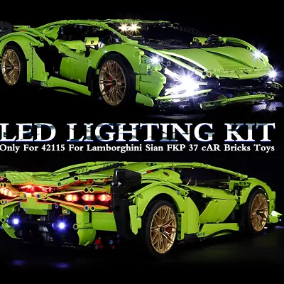 Buy DIY LED Light Lighting Kits For LEGO 42115 For Lamborghini Sian FKP 37 Bricks • 15.47£