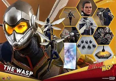 Buy Hot Toys MMS498 1:6 The Wasp Ant-Man & The Wasp Female Collectible Action Figure • 265.64£