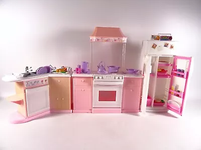 Buy Vintage Barbie Furniture Living In Style Kitchen Kitchenette Mattel 94 Accessories (14434) • 30.70£