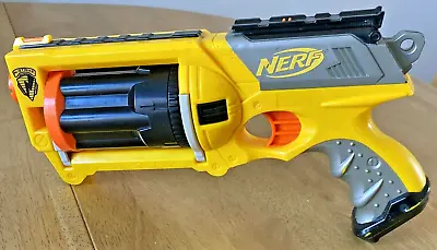 Buy Yellow Nerf N-Strike Maverick Rev-6 Soft Foam Dart Toy Gun Dart Blaster 2004  #a • 5.95£