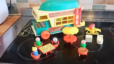 Buy Vintage Fisher Price Camper Van And Boat,complete And In Vgc • 35£