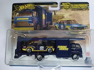 Buy Hot Wheels Premium FIAT 131 ABARTH SECOND STORY LORRY TEAM TRANSPORT NEW 2024 • 27£