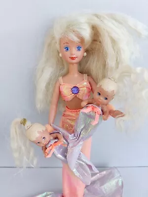 Buy Barbie Skipper Mermaid Sea Twins Mermaid Twins 1993 Mattel Doll Vintage Doll • 25.74£
