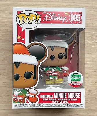 Buy Funko Pop Disney Minnie Mouse Gingerbread #995 + Free Protector • 29.99£