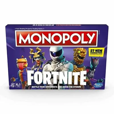 Buy Monopoly Fortnite Edition Fun Strategic Family Board Game • 9.90£